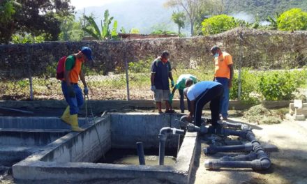 Alcaldía de Girardot inició rehabilitación de planta de tratamiento de aguas servidas en Choroní