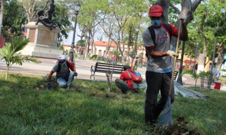 Gobierno de Ribas continúa con labores de limpieza y embellecimiento del municipio 