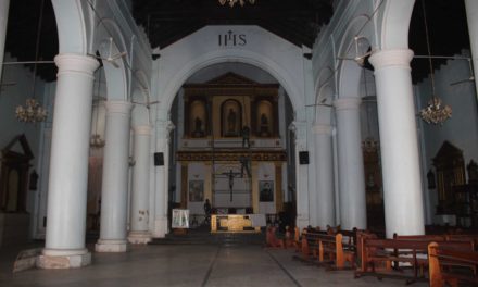 Alcaldesa Joana Sánchez inspeccionó restauración de la Iglesia Nuestra Señora de La Candelaria