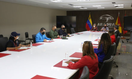 Ministra de Servicios Penitenciarios y gobernador Marco Torres establecieron Junta Regional de Seguridad en Aragua