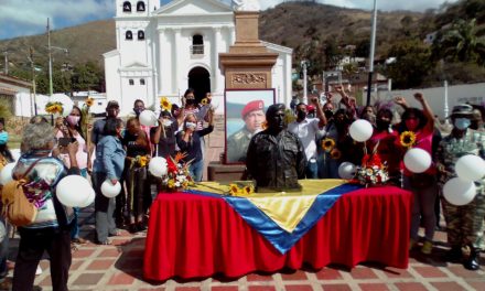 Fuerzas revolucionarias de Revenga rindieron homenaje al Comandante Chávez