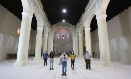 Gobernador Marco Torres inspeccionó obras de rehabilitación de iglesia Nuestra Señora de La Candelaria