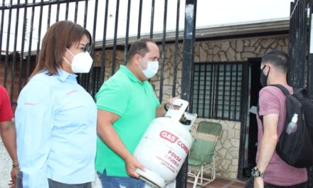 Gas Comunal surtió con 2 mil cilindros de GLP a familias del municipio Libertador en Aragua
