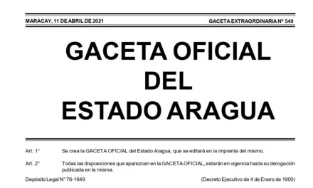 Gobierno Bolivariano de Aragua emitió Decreto 7284 que regirá semana de flexibilización ampliada