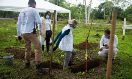 Justicia Especial de Paz colombiana recupera restos de desaparecidos en Chocó