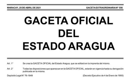 Semana de flexibilización ampliada se regirá por Decreto 7292 emitido por el Gobierno Bolivariano de Aragua