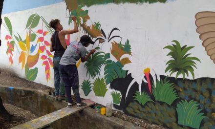 Fundaragua realiza murales con concepto de arte y conciencia ecológica