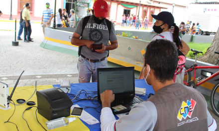 Continúa Jornada de Registro del Consejo Nacional Electoral en el municipio Sucre