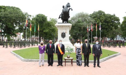 Gobernador Marco Torres presidió acto conmemorativo de los 238 años del natalicio del Libertador Simón Bolívar