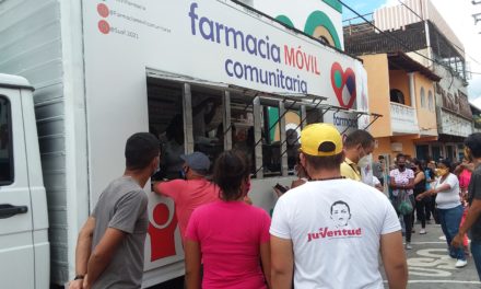 Gobierno Bolivariano desplegó Farmacia Móvil Comunitaria en San Mateo