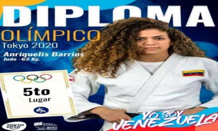 Anriquelis Barrios conquista diploma olímpico para Venezuela