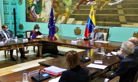 Jefe del Parlamento venezolano recibió a miembros de la UE para observación electoral de cara a las Megaelecciones del 21Nov