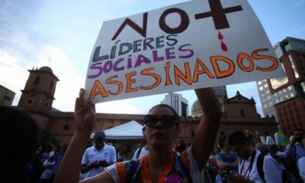 Registran 51 masacres contra líderes sociales en Colombia