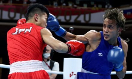Yoel Finol cayó en su debut en el boxeo olímpico ante el japonés Ryomei Tanaka