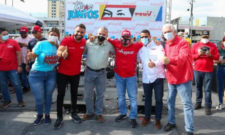 Alegría revolucionaria desbordó cierre de campaña del PSUV en Aragua