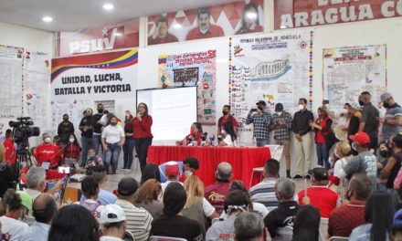 Tania Díaz juramentó Comando de Campaña Comunicacional Aristóbulo Istúriz en Aragua