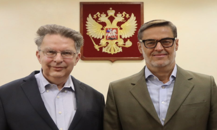 Canciller Félix Plasencia sostiene encuentro con su homólogo ruso bajo agenda bilateral