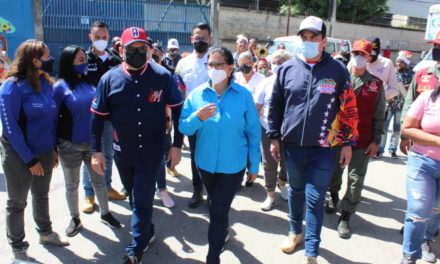 Gobernadora Karina Carpio encabezó despliegue de Sábado Tricolor en el municipio Sucre