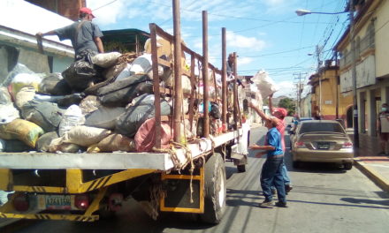 Gobierno del municipio Bolívar inició plan de recolección de desechos sólidos