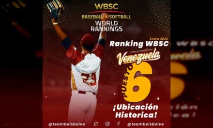 Venezuela se ubica en el sexto lugar en el ranking mundial de béisbol