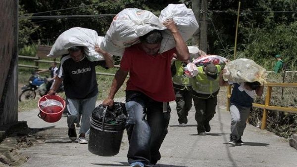 Llegan a ciudad colombiana de Cali más de 2.000 desplazados por choques armados