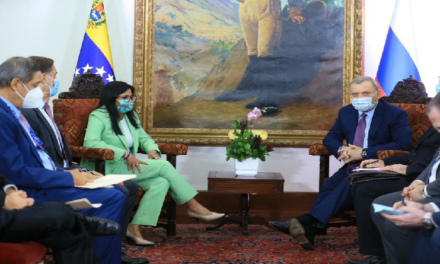 Gobierno Bolivariano da bienvenida a la Federación rusa en la Casa Amarilla