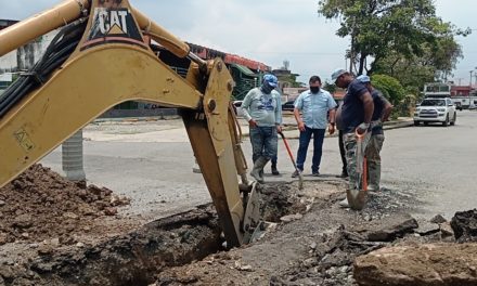 Plan Topo sustituye 50 metros de colector en calle Rondón de Cagua