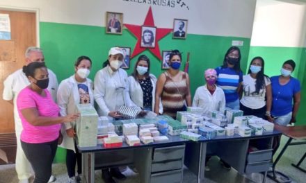 Gobierno Bolivariano entregó dotación de insumos médicos en Aragua