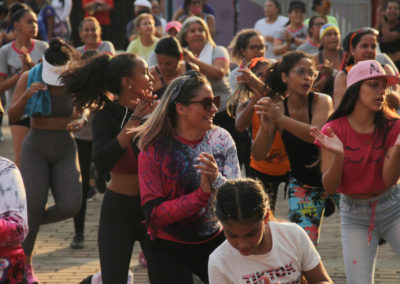 Actividades de Bailo Terapia en el Polideportivo de Maracay