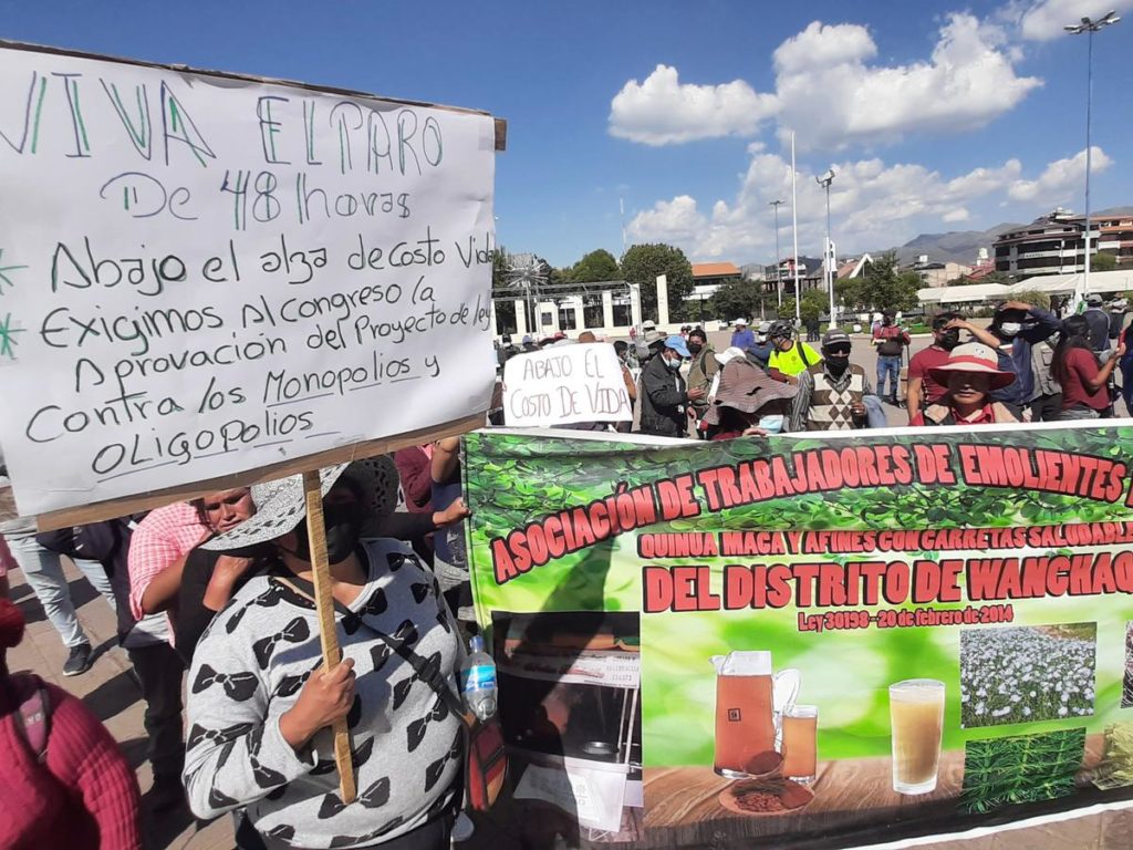 Organizaciones irán a paro por 48 horas en Perú | Foto: Agencias