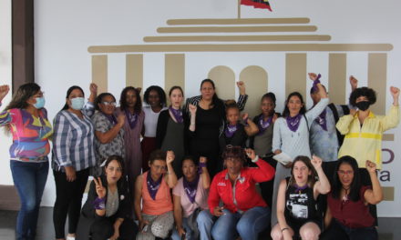 Brigada feminista Alexandra Kollontai visitó los espacios del Cleba