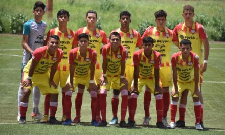 Juveniles del Aragua FC siguen con buen pie en la Liga Futve Junior