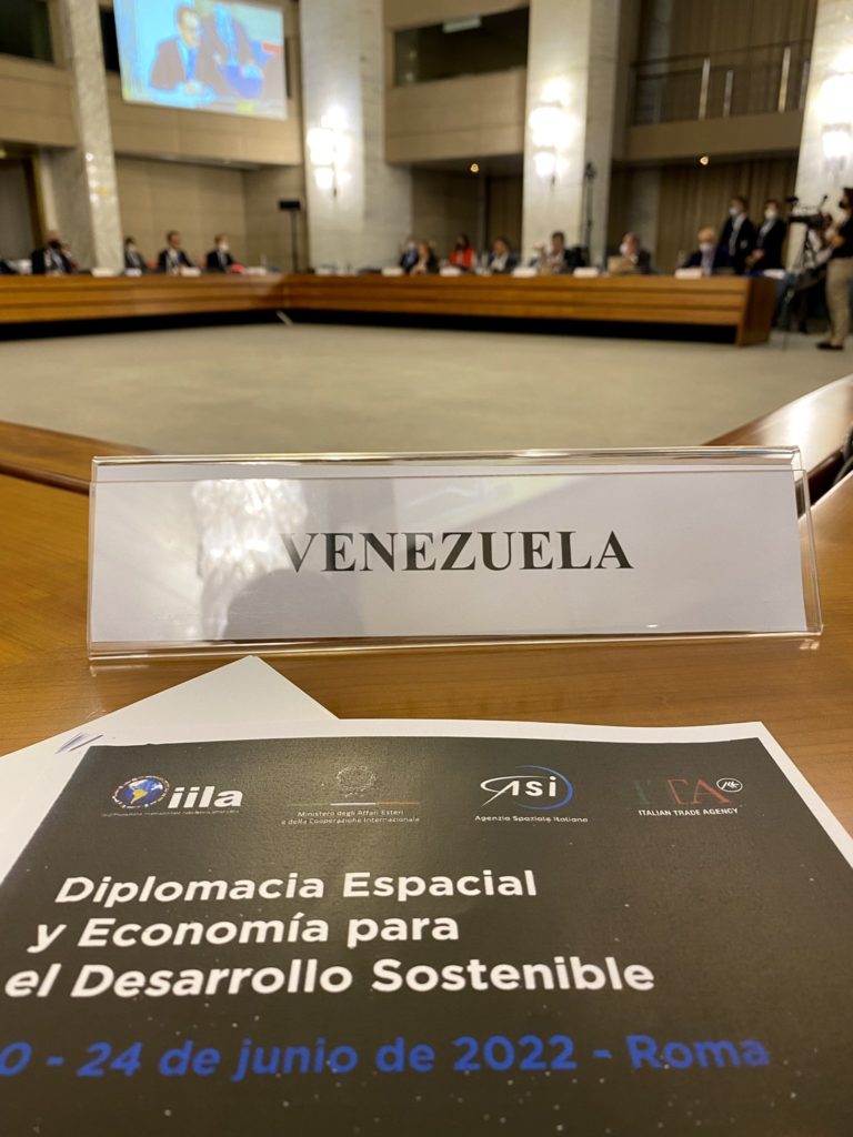 I Encuentro de Agencias Espaciales Latinoamericanas | Foto: Cortesía Embajada de Venezuela en Italia