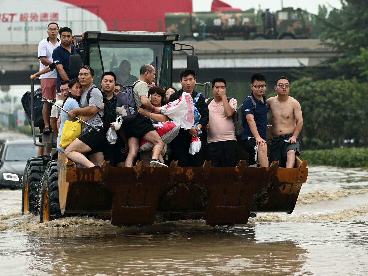 Emergencia en China por fuertes aguaceros | FOTO AGENCIAS
