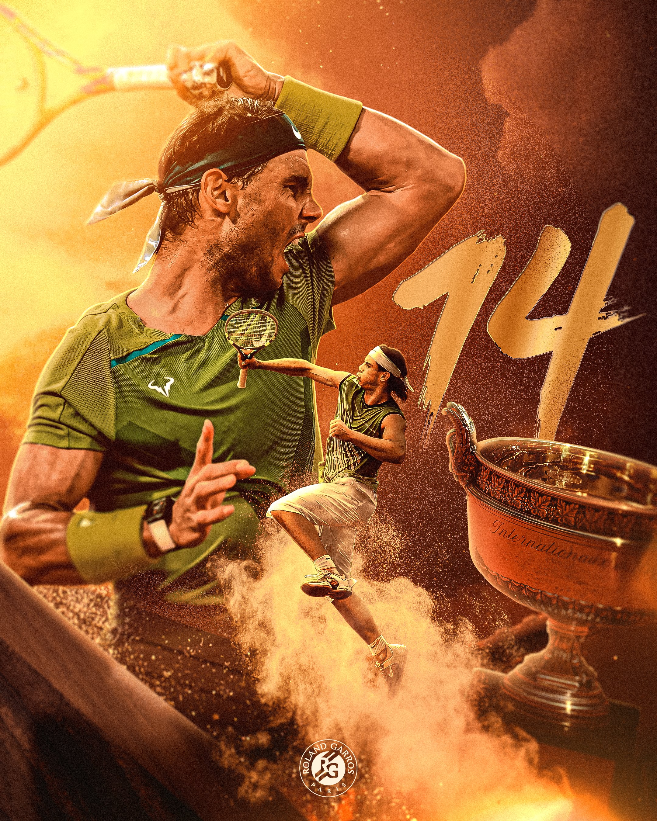 Nadal, campeón del Roland Garros | Foto: Agencias