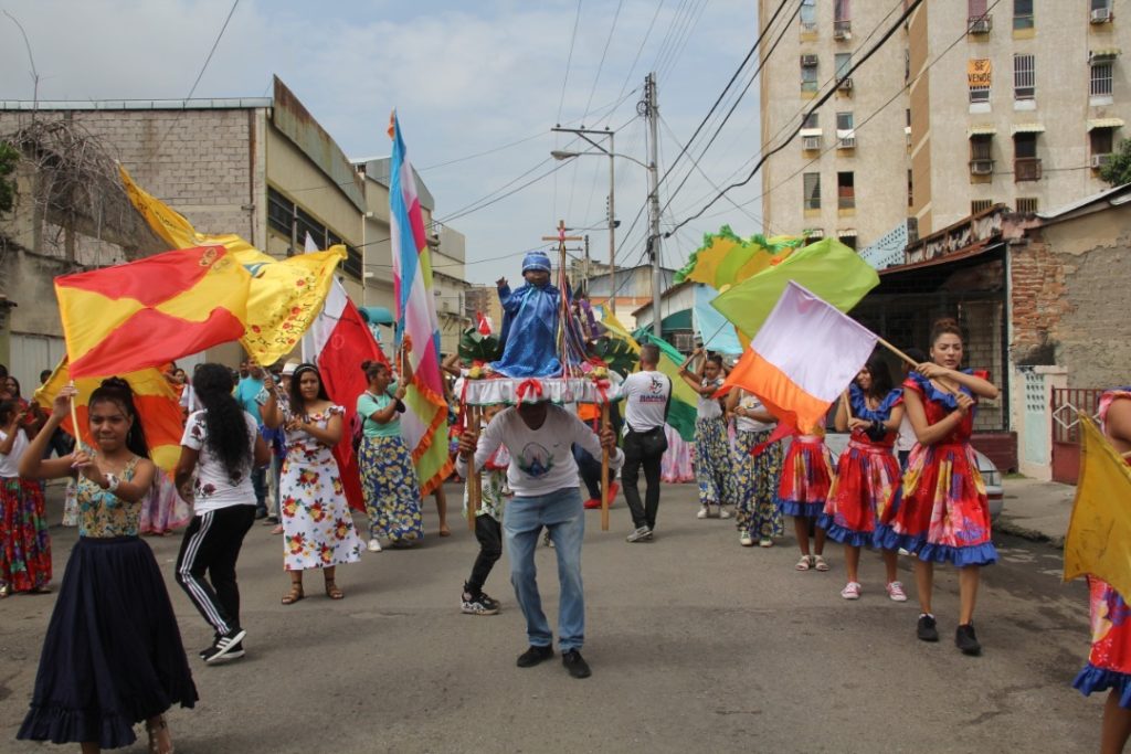 Durante el evento se realizó una demostración de la celebración de San Juan | Foto: Prensa Alcaldía de Girardot