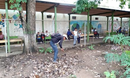 Inician trabajos de limpieza en la E.B.N Cecilio Acosta en Ribas