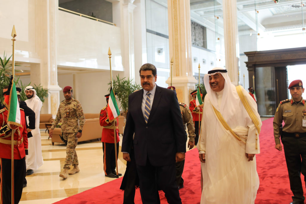 Para el Presidente venezolano su encuentro con el Jeque Sabah Al-Khalid Al-Sabah fue extraordinario | Fotos Prensa Presidencial