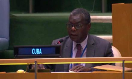 Embajador de Cuba en ONU rechaza bloqueo de EEUU