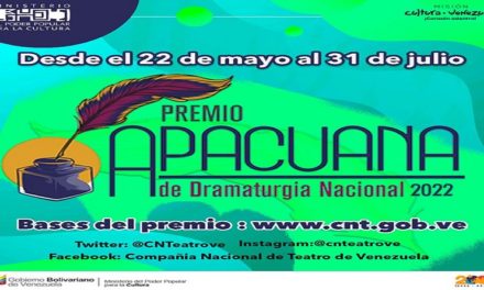 Convocatoria al Premio Apacuana de Dramaturgia Nacional 2022