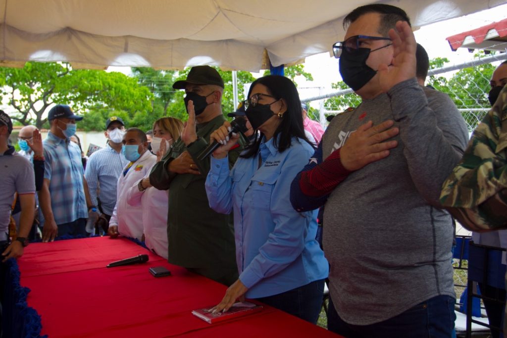 Gobernadora Karina Carpio juramentó Bricomiles de Aragua | FOTOS YORMAN PERNALETE
