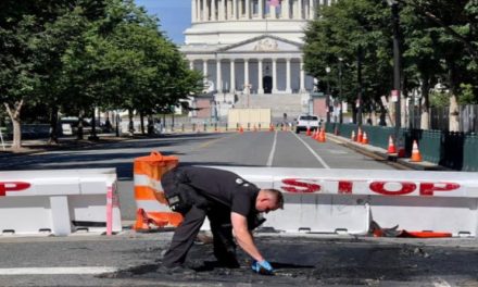 Hombre arremete contra barrera de seguridad del Capitolio en EEUU