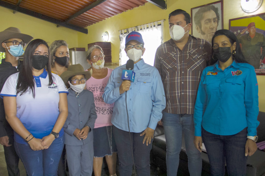 La gobernadora Carpio mostró su satisfacción por el trabajo realizado en Santa Rosalía | FOTOS YORMAN PERNALETE