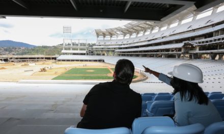 Avanza construcción de estadio de béisbol Hugo Chávez en La Rinconada