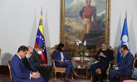 Vicepresidenta Rodríguez sostiene reunión con el secretario General de la OPEP