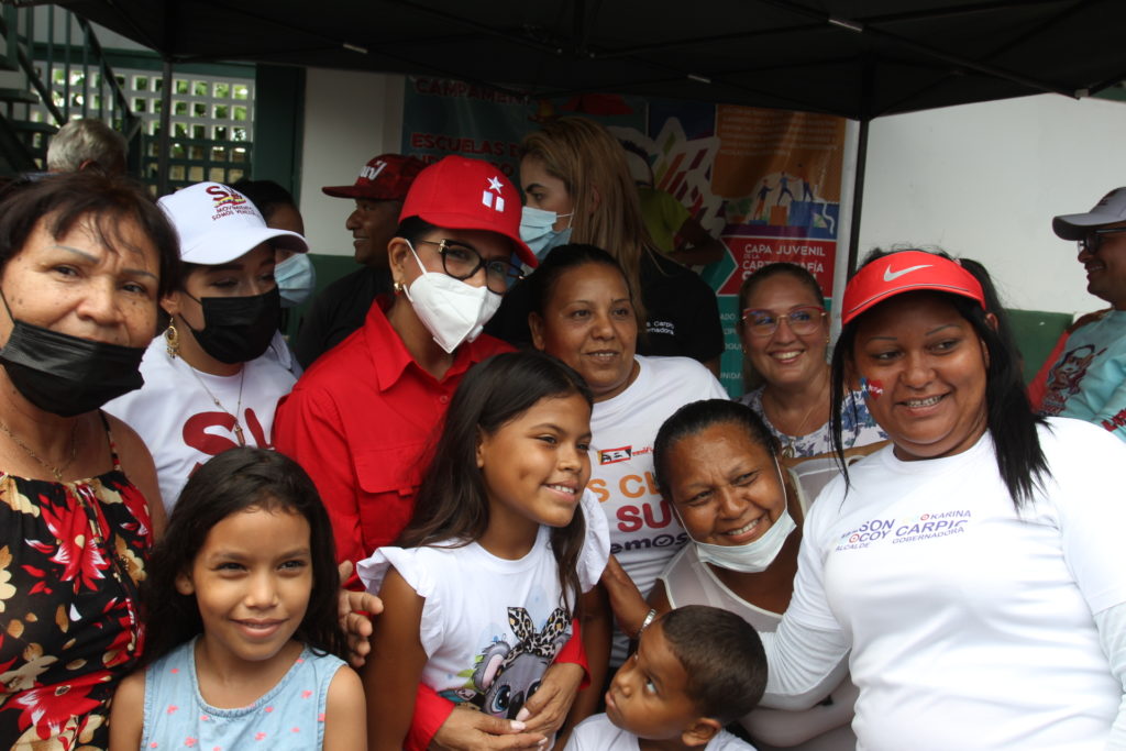 La gobernadora Karina Carpio se hizo presente en la jornada de salud en el municipio Sucre | FOTOS JESÚS PACHECO