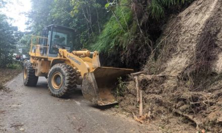 Equipos de mantenimiento activos en la carretera a Choroní