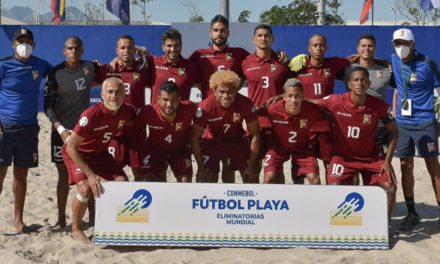 Venezuela dará inicio a contienda de fútbol playa en Santa Marta 2022