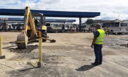 Trabajos de recuperación y embellecimiento avanzan en el Terminal de Maracay
