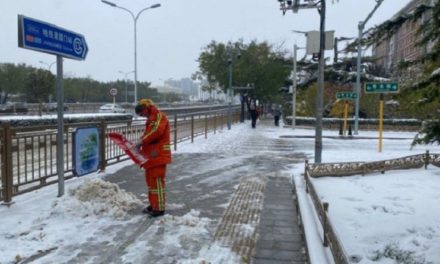 Alerta naranja por ola de frío en China
